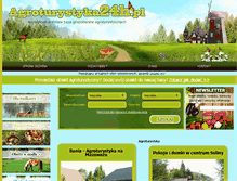 Tablet Screenshot of agroturystyka24h.pl